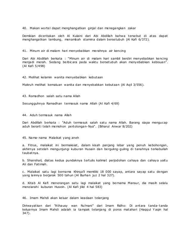 perkara perkara aneh tapi benar yang terdapat di dalam 