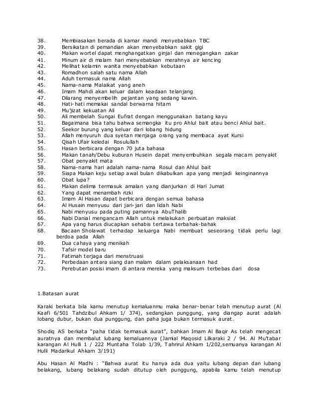 perkara perkara aneh tapi benar yang terdapat di dalam 