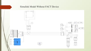 Simulink Model Without FACT Device
 
