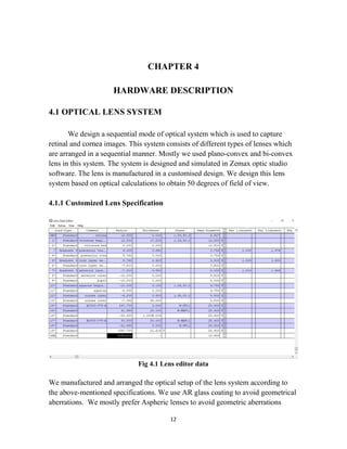 BATCH 4 DESIGN OF OPTICAL SYSTEM FOR SMART PHONE BASED FUNDUS CAMERA ...