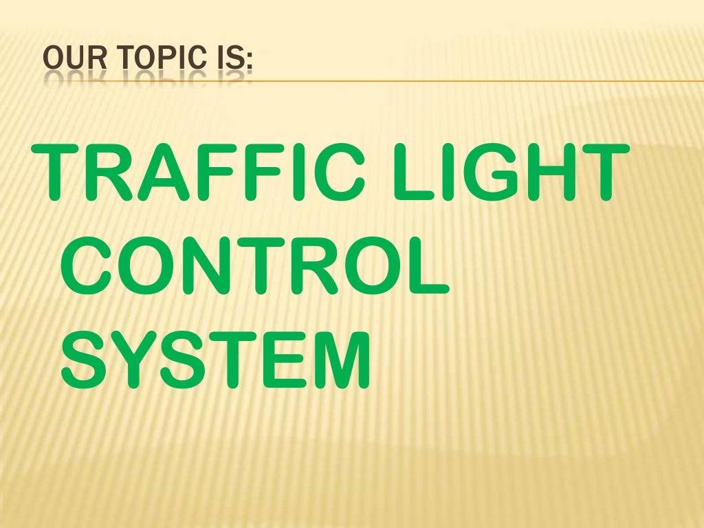 TRAFFIC LIGHT CONTROL SYSTEM USING 8085 MICROPROCESSOR