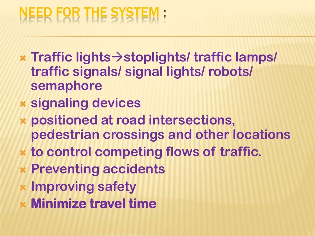 TRAFFIC LIGHT CONTROL SYSTEM USING 8085 MICROPROCESSOR