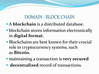 Certificate Validation using block chain