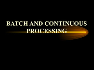 Comprehensive Overview of Batch and Continuous Thermal Processing in ...