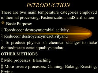 Comprehensive Overview of Batch and Continuous Thermal Processing in ...