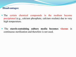 Batch and continuous air sterilization Techniques