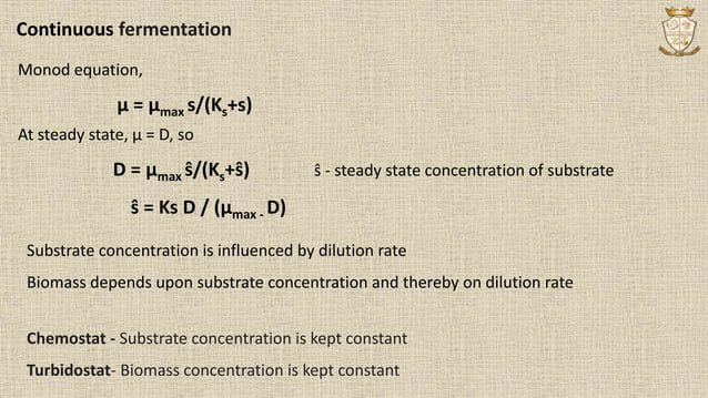 Batch, fedbatch and continuous fermentation | PPTX | Chemistry | Science
