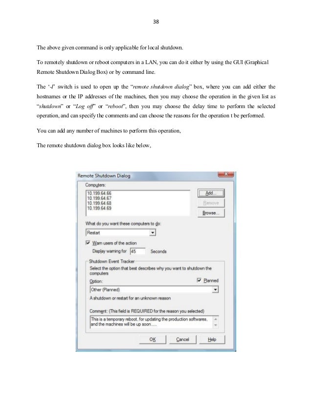 comment in a batch file