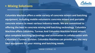 Batching & Mixing Solutions | Concrete Block Making Machine ...