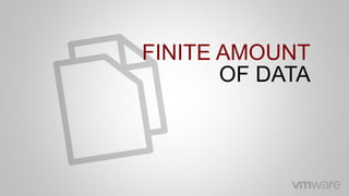 FINITE AMOUNT
OF DATA
 