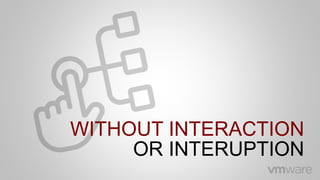WITHOUT INTERACTION
OR INTERUPTION
 