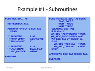 Batch input session | PPT