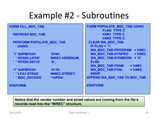 Batch input session | PPT