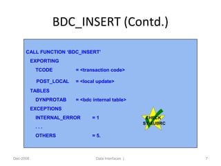 Batch input session | PPT