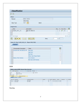 7
BOM
Routing
 