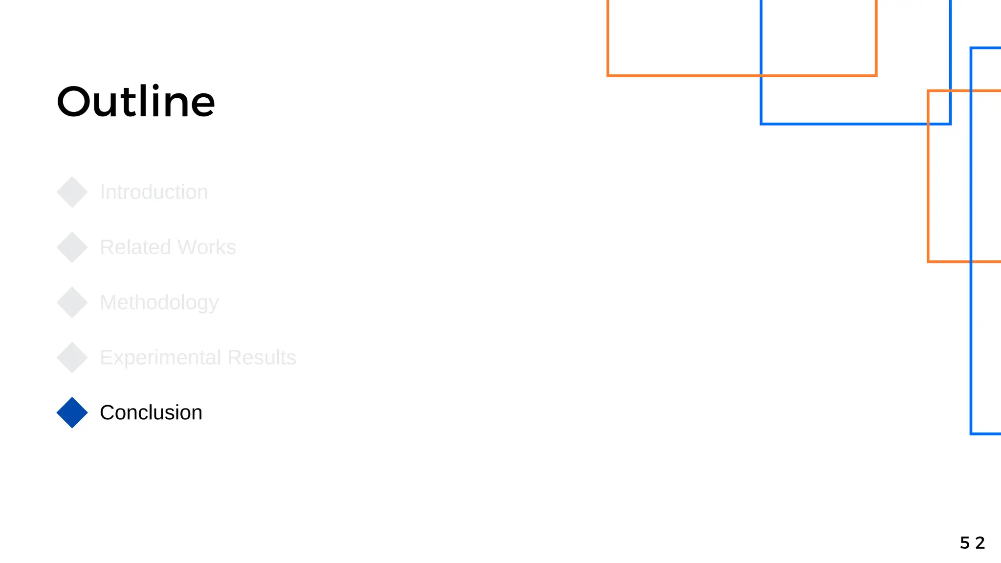 Outline
Introduction
Related Works
Methodology
Experimental Results
Conclusion
5 2
 