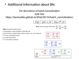 intro to batch normalization in deep learning | PPTX