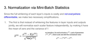 Batch normalization paper review | PDF