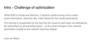 Batch normalization paper review | PDF