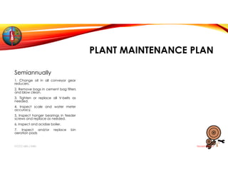 Plant Maintenance Notes.pdf Batch plant maintenance | PDF