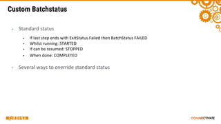 Custom Batchstatus
▪
▪
▪
▪
▪
▪
 