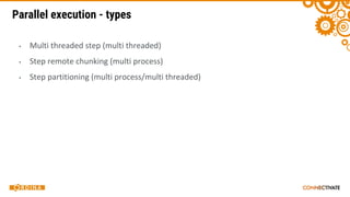 Parallel execution - types
▪
▪
▪
 