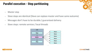 Parallel execution - Step partitioning
▪
▪
▪
▪
 