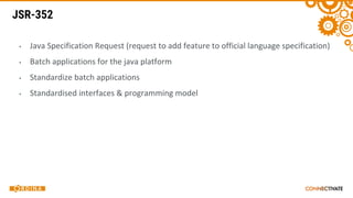 JSR-352
▪
▪
▪
▪
 