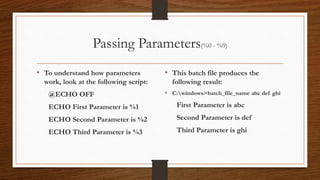 Batch programming and Viruses | PPTX
