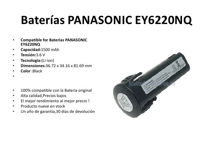 Baterías panasonic ey6220 nq