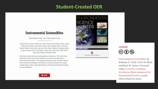 Student-Created OER
 