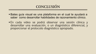 Bates guia visual | PPTX