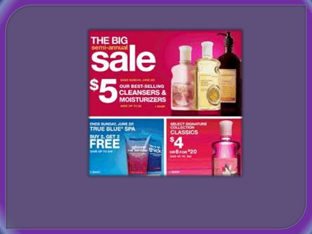 Bath and body works promo codes