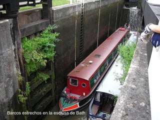 Barcos estrechos en la esclusa de Bath

 