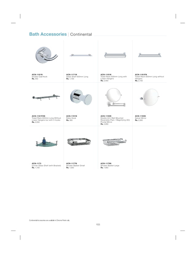 Jaguar Bathroom accessories | PDF | Bath and Shower | Personal Care