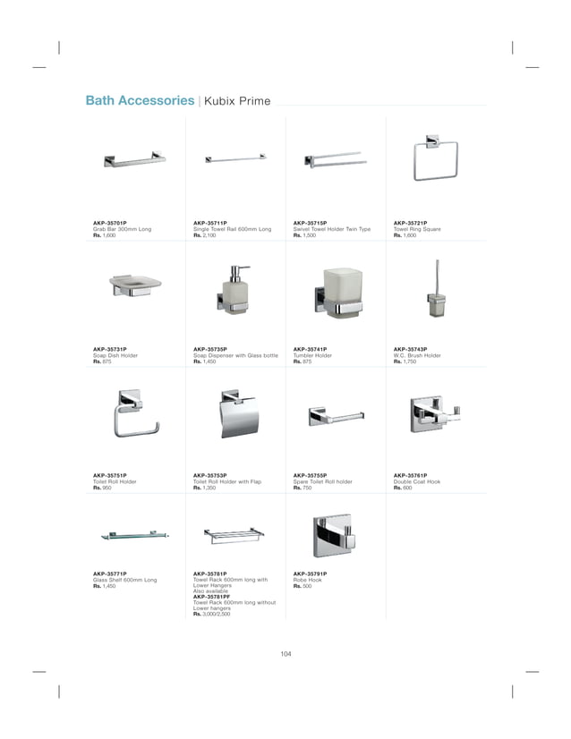 Jaguar Bathroom accessories | PDF | Bath and Shower | Personal Care