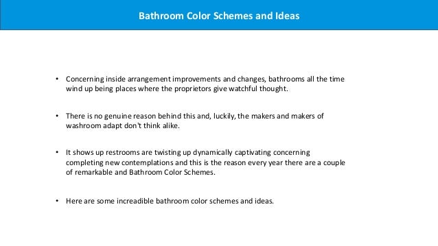 Bathroom Color Ideas