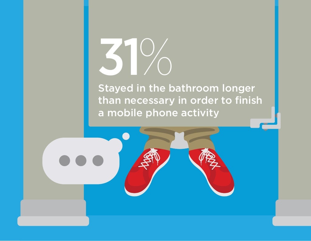 31Stayed in the bathroom longer