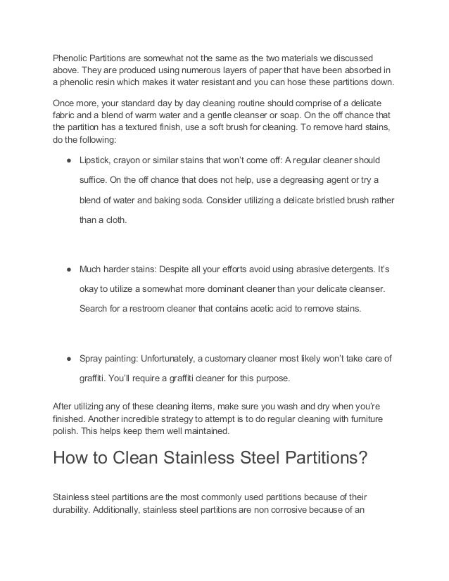 Bathroom partition cleaning materials how to clean toilet partitions