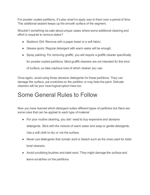 Bathroom partition cleaning materials how to clean toilet partitions