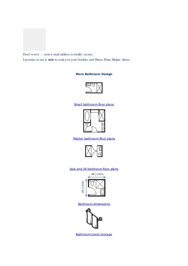 Bathroom Plans