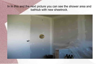 The new base floor is in and the toilet is at its new place. The 2 nd  wash basin which you see here will be completely removed when the other wash basin and vanity have been placed 