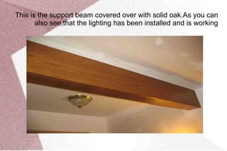 Here a view of the newly sheet rocked walls 