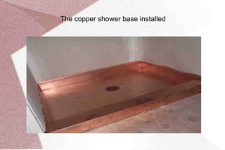 Once more the temporary shower 