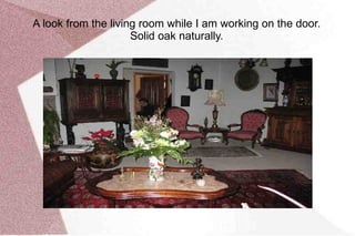 Here you see the changes of the grills from the heaters and the toilet seat  replaced with oak.The only thing left to do is the shower glass enclosure and a new door  