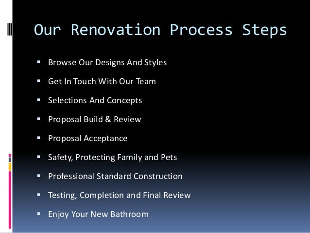 bathroom renovation process jude s bathrooms