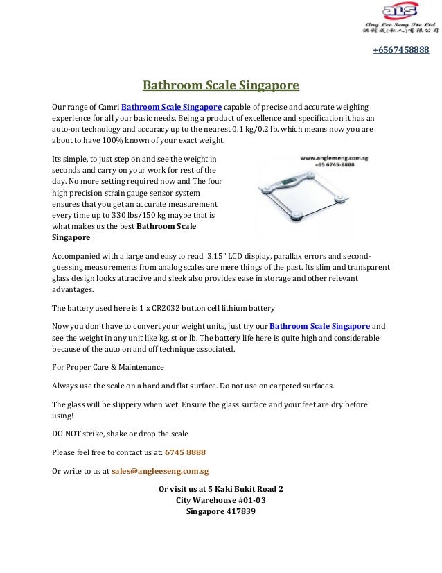 the range bathroom scales