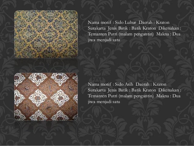 Presentasi Batik Indonesia (Indonesian batik presentation)