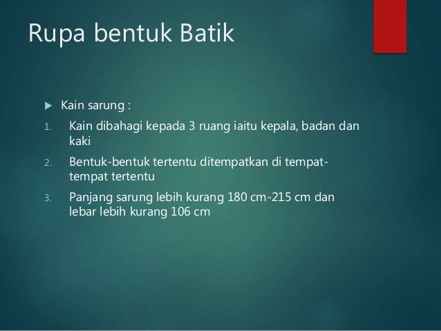 Contoh Fungsi Batik - Hontoh