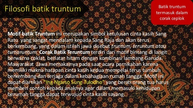  Batik  truntum 